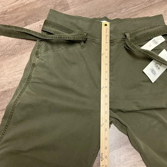Citizens of Humanity Women’s Louvelle Belted High Rise Wide-Leg Pants Green 30 - Picture 7 of 13